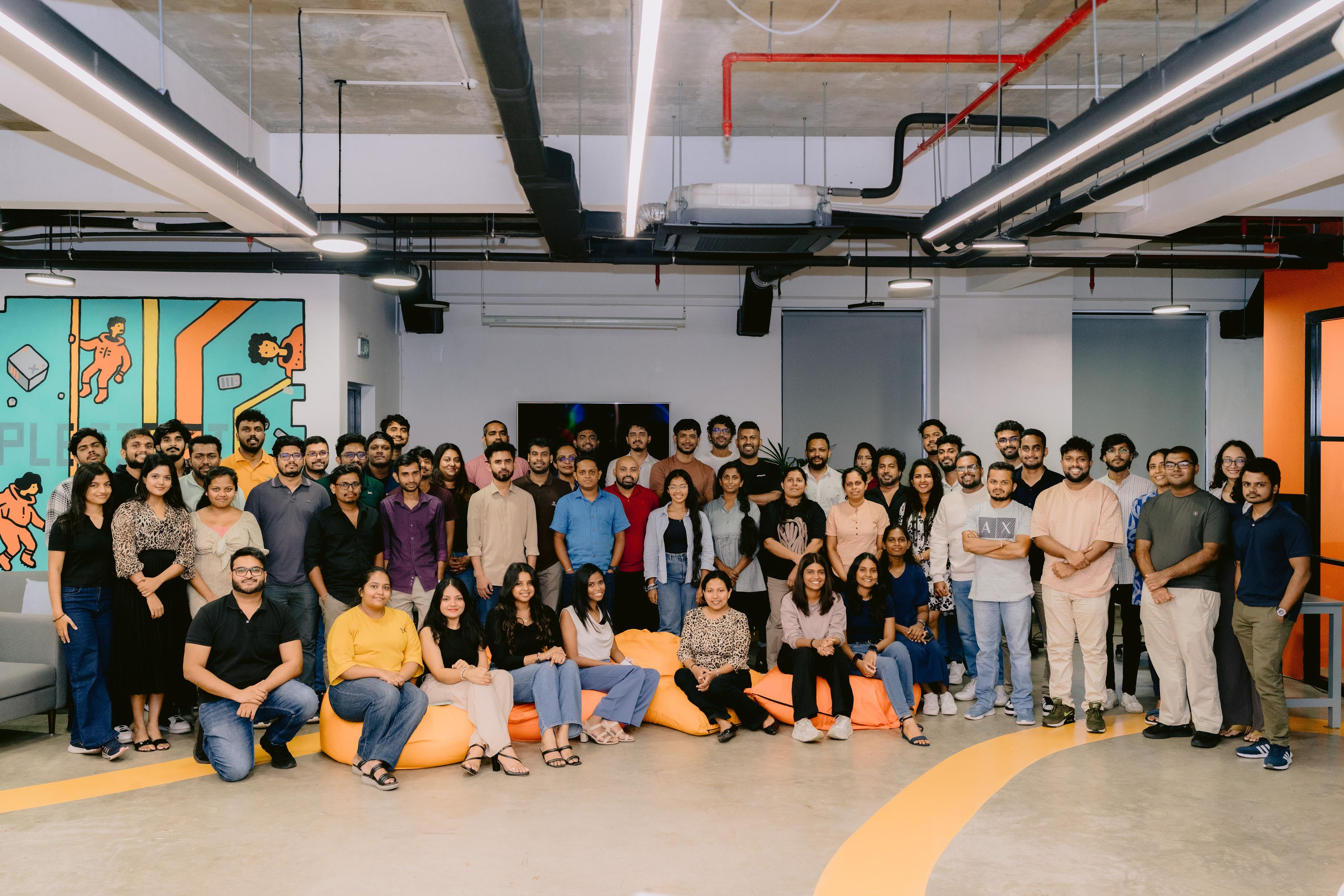 Group photograph of the company